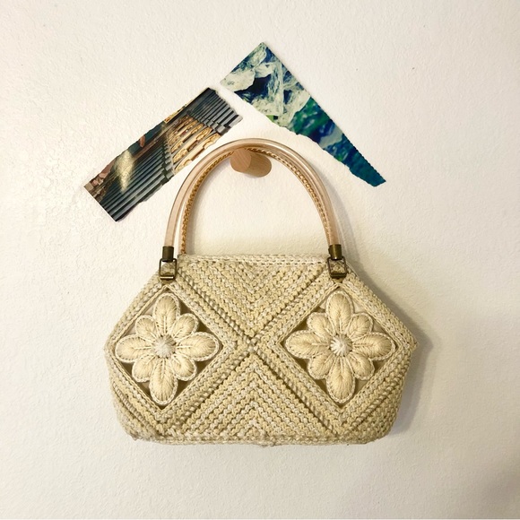 Vintage 1970’s Macrame Handbag - Picture 6 of 16